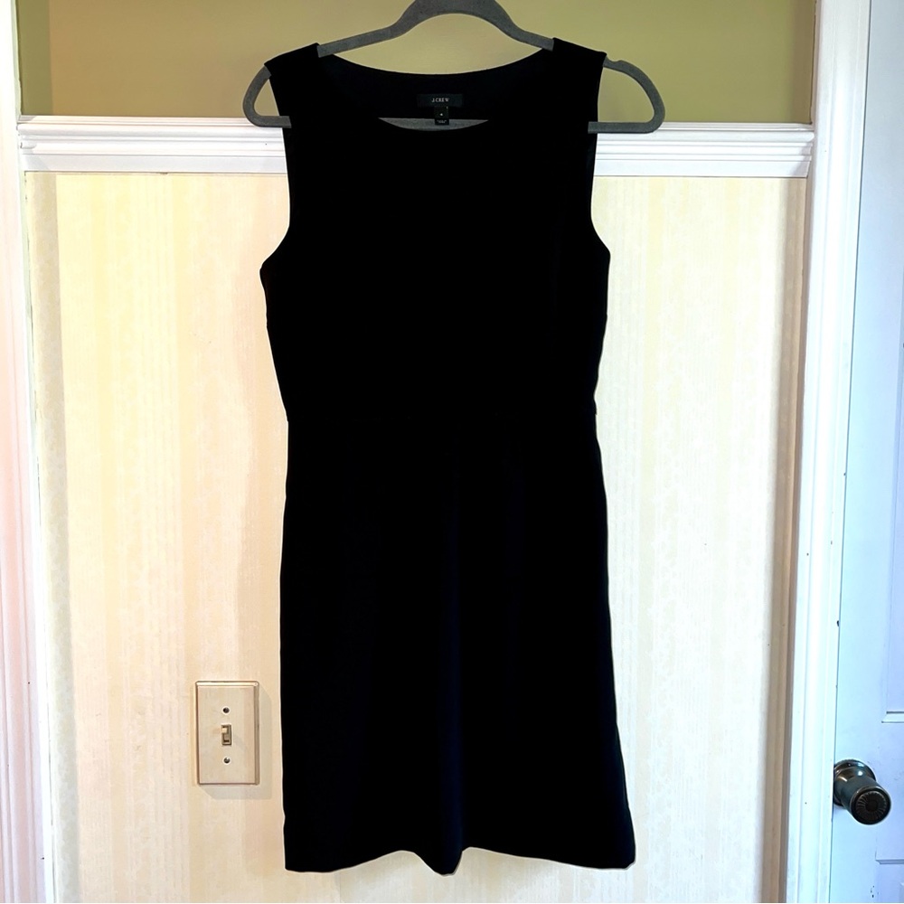 J Crew Little Black Dress Sz 4 Classic Lined